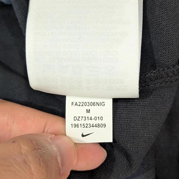 Men’s Nike Jordan Flight Heritage T-Shirt Black M DZ7314-010 NWT Jumpman Logo - Picture 6 of 9